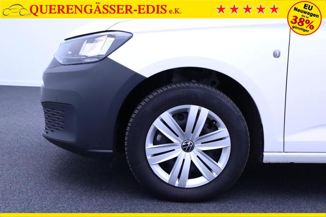 Volkswagen Caddy Cargo Comfort 2.0 TDI 122PS 2-Sitzer AHK Navi Rückf.Kamera PDC v+h Klima VW-Radio Apple CarPlay Android Auto Hecktüren180º Schiebetür rechts Ganzjahresreifen 