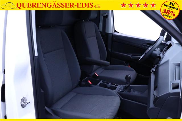 Volkswagen Caddy Cargo Comfort 2.0 TDI 122PS 2-Sitzer AHK Navi Rückf.Kamera PDC v+h Klima VW-Radio Apple CarPlay Android Auto Hecktüren180º Schiebetür rechts Ganzjahresreifen 