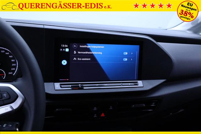 Volkswagen Caddy Cargo Comfort 2.0 TDI 122PS 2-Sitzer AHK Navi Rückf.Kamera PDC v+h Klima VW-Radio Apple CarPlay Android Auto Hecktüren180º Schiebetür rechts Ganzjahresreifen 