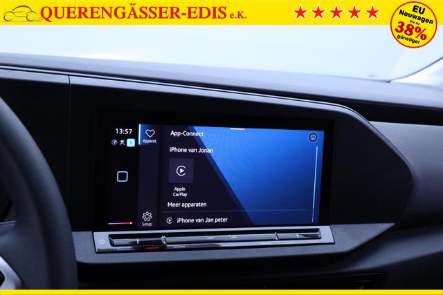 Volkswagen Caddy Cargo Comfort 2.0 TDI 122PS 2-Sitzer AHK Navi Rückf.Kamera PDC v+h Klima VW-Radio Apple CarPlay Android Auto Hecktüren180º Schiebetür rechts Ganzjahresreifen 