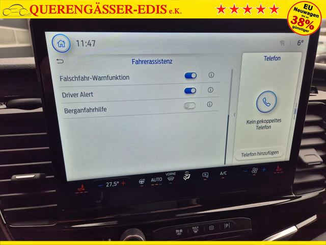 Ford Transit L2H2 2.0 EcoBlue 130PS Trend 3,5t 2-Sitzer AHK Sitzheizung Lenkradheizung Frontscheibe beheizb. Klimaautomatik PDC v+h Rückf.Kamera Bluetooth DAB Apple CarPlay Android Auto Tempomat Ganzj.Reifen 