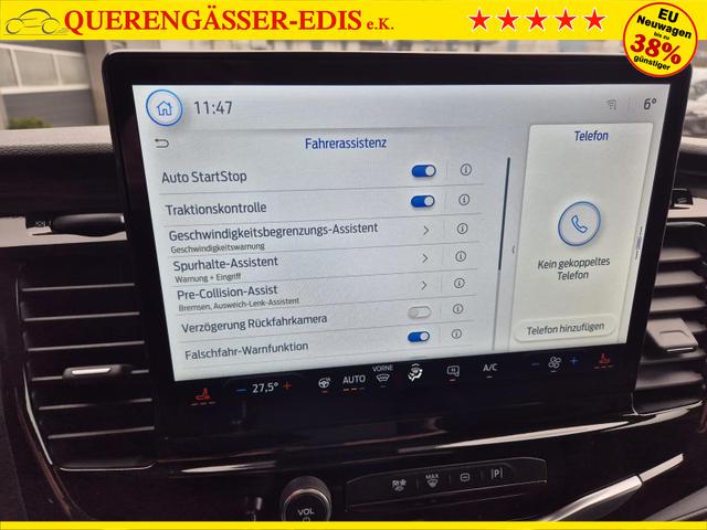 Ford Transit L2H2 2.0 EcoBlue 130PS Trend 3,5t 2-Sitzer AHK Sitzheizung Lenkradheizung Frontscheibe beheizb. Klimaautomatik PDC v+h Rückf.Kamera Bluetooth DAB Apple CarPlay Android Auto Tempomat Ganzj.Reifen 