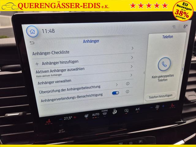 Ford Transit L2H2 2.0 EcoBlue 130PS Trend 3,5t 2-Sitzer AHK Sitzheizung Lenkradheizung Frontscheibe beheizb. Klimaautomatik PDC v+h Rückf.Kamera Bluetooth DAB Apple CarPlay Android Auto Tempomat Ganzj.Reifen 