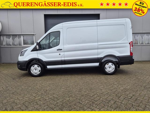 Ford Transit L2H2 2.0 EcoBlue 130PS Trend 3,5t 3-Sitzer AHK Sitzheizung Lenkradheizung Frontscheibe beheizb. Klimaautomatik Bluetooth DAB Apple CarPlay Android Auto PDC v+h Rückf.Kamera Tempomat 
