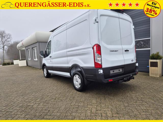 Ford Transit L2H2 2.0 EcoBlue 130PS Trend 3,5t 3-Sitzer AHK Sitzheizung Lenkradheizung Frontscheibe beheizb. Klimaautomatik Bluetooth DAB Apple CarPlay Android Auto PDC v+h Rückf.Kamera Tempomat 