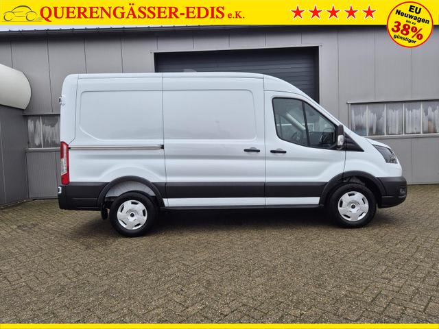 Ford Transit L2H2 2.0 EcoBlue 130PS Trend 3,5t 3-Sitzer AHK Sitzheizung Lenkradheizung Frontscheibe beheizb. Klimaautomatik Bluetooth DAB Apple CarPlay Android Auto PDC v+h Rückf.Kamera Tempomat 