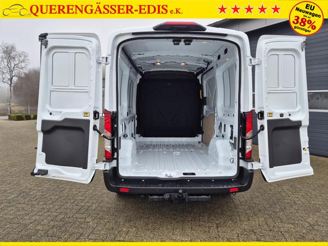 Ford Transit L2H2 2.0 EcoBlue 130PS Trend 3,5t 3-Sitzer AHK Sitzheizung Lenkradheizung Frontscheibe beheizb. Klimaautomatik Bluetooth DAB Apple CarPlay Android Auto PDC v+h Rückf.Kamera Tempomat 