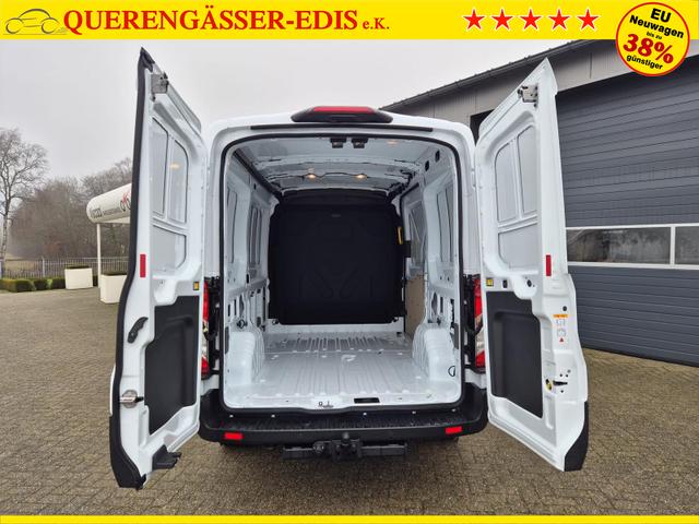 Ford Transit L2H2 2.0 EcoBlue 130PS Trend 3,5t 3-Sitzer AHK Sitzheizung Lenkradheizung Frontscheibe beheizb. Klimaautomatik Bluetooth DAB Apple CarPlay Android Auto PDC v+h Rückf.Kamera Tempomat 