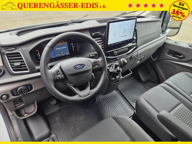 Ford Transit L2H2 2.0 EcoBlue 130PS Trend 3,5t 3-Sitzer AHK Sitzheizung Lenkradheizung Frontscheibe beheizb. Klimaautomatik Bluetooth DAB Apple CarPlay Android Auto PDC v+h Rückf.Kamera Tempomat 