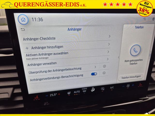 Ford Transit L2H2 2.0 EcoBlue 130PS Trend 3,5t 3-Sitzer AHK Sitzheizung Lenkradheizung Frontscheibe beheizb. Klimaautomatik Bluetooth DAB Apple CarPlay Android Auto PDC v+h Rückf.Kamera Tempomat 
