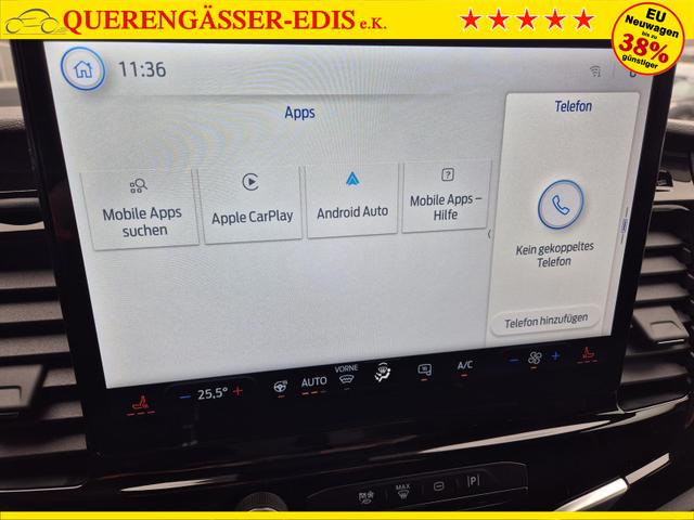 Ford Transit L2H2 2.0 EcoBlue 130PS Trend 3,5t 3-Sitzer AHK Sitzheizung Lenkradheizung Frontscheibe beheizb. Klimaautomatik Bluetooth DAB Apple CarPlay Android Auto PDC v+h Rückf.Kamera Tempomat 