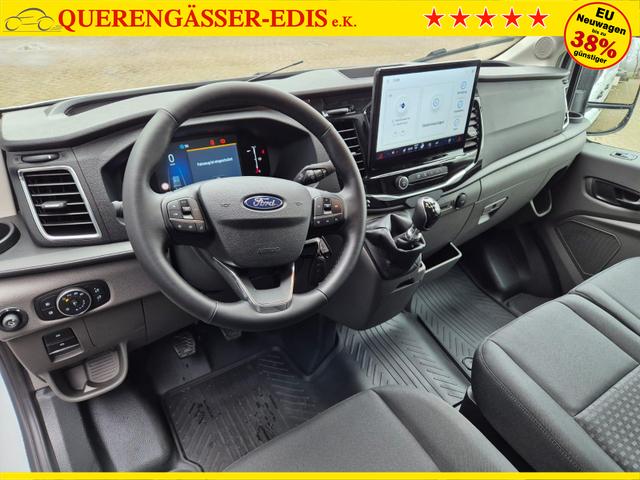 Ford Transit L2H2 2.0 EcoBlue 130PS Trend 3,5t 3-Sitzer AHK Sitzheizung Lenkradheizung Frontscheibe beheizb. Klimaautomatik PDC v+h Rückf.Kamera Bluetooth DAB Apple CarPlay Android Auto Tempomat Ganzj.Reifen 