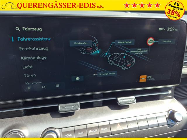 Hyundai KONA Select 1.6 GDI 129PS Hybrid Automatik MY2025 Voll-LED Klimaautomatik Navi Rückf.Kamera PDC v+h 12,3"-Touchscreen DAB+ Apple CarPlay Android Auto Tempomat 16-LM 