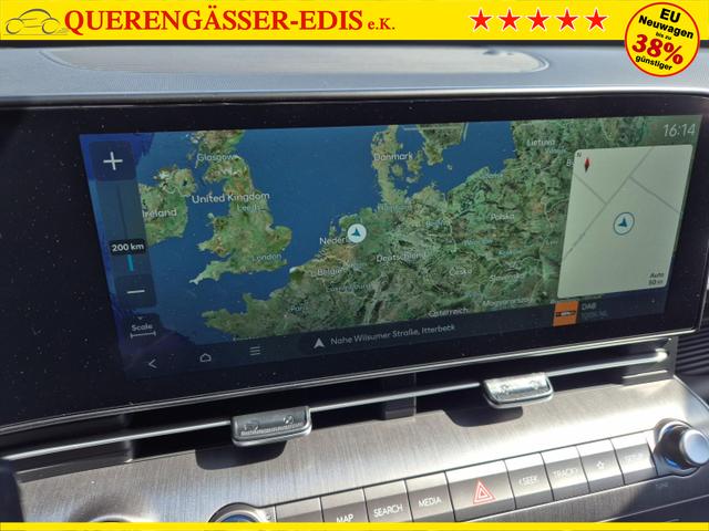 Hyundai KONA Select 1.6 GDI 129PS Hybrid Automatik MY2025 Voll-LED Klimaautomatik Navi Rückf.Kamera PDC v+h 12,3"-Touchscreen DAB+ Apple CarPlay Android Auto Tempomat 16-LM 