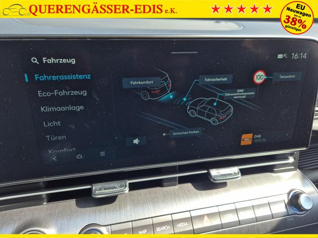 Hyundai KONA Select 1.6 GDI 129PS Hybrid Automatik MY2025 Voll-LED Klimaautomatik Navi Rückf.Kamera PDC v+h 12,3"-Touchscreen DAB+ Apple CarPlay Android Auto Tempomat 16-LM 