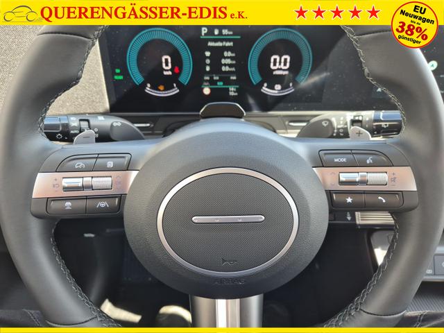 Hyundai KONA Select 1.6 GDI 129PS Hybrid Automatik MY2025 Voll-LED Klimaautomatik Navi Rückf.Kamera PDC v+h 12,3"-Touchscreen DAB+ Apple CarPlay Android Auto Tempomat 16-LM 