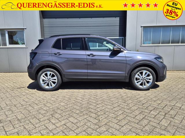 Volkswagen T-Cross 1.0 TSI 116PS DSG Life LED-Matrix-Scheinwerfer Klimaautomatik Sitzheizung PDC Rückf.Kamera 17-LM abged.Scheiben 2xKeyless DAB+ Bluetooth Touchscreen Apple CarPlay Android Auto 