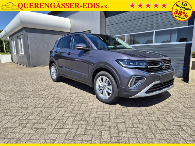 Volkswagen T-Cross 1.0 TSI 116PS DSG Life LED-Matrix-Scheinwerfer Klimaautomatik Sitzheizung PDC Rückf.Kamera 17-LM abged.Scheiben 2xKeyless DAB+ Bluetooth Touchscreen Apple CarPlay Android Auto 