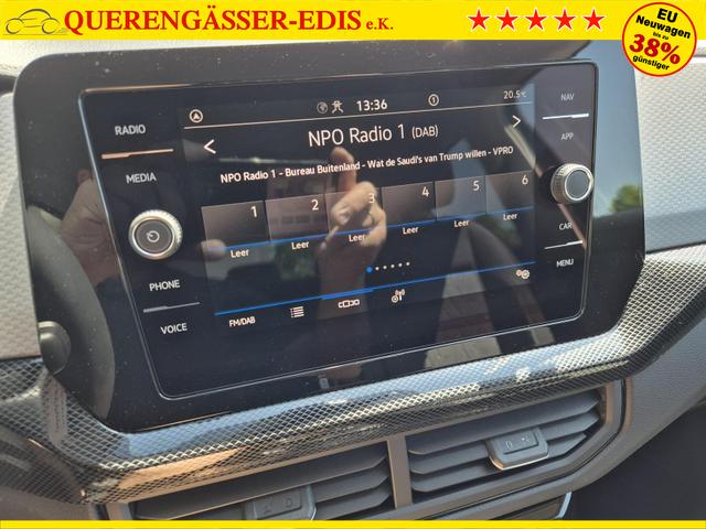 Volkswagen T-Cross 1.0 TSI 116PS DSG Life LED-Matrix-Scheinwerfer Klimaautomatik Sitzheizung PDC Rückf.Kamera 17-LM abged.Scheiben 2xKeyless DAB+ Bluetooth Touchscreen Apple CarPlay Android Auto 