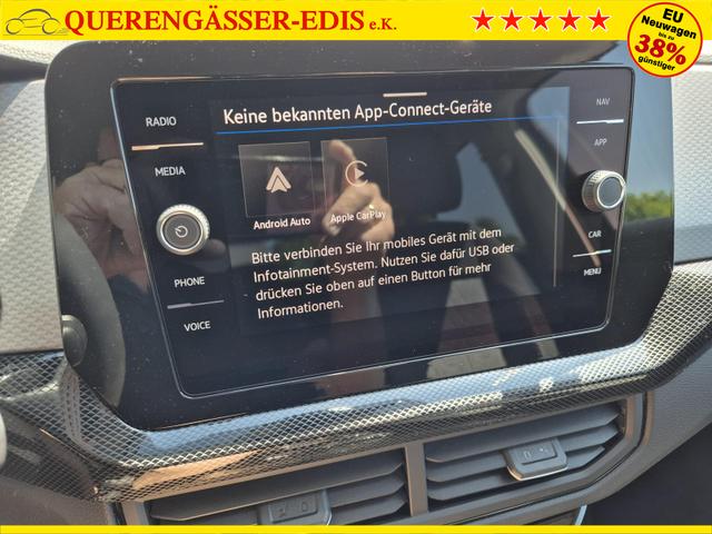 Volkswagen T-Cross 1.0 TSI 116PS DSG Life LED-Matrix-Scheinwerfer Klimaautomatik Sitzheizung PDC Rückf.Kamera 17-LM abged.Scheiben 2xKeyless DAB+ Bluetooth Touchscreen Apple CarPlay Android Auto 