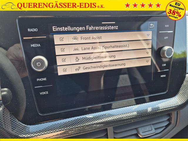 Volkswagen T-Cross 1.0 TSI 116PS DSG Life LED-Matrix-Scheinwerfer Klimaautomatik Sitzheizung PDC Rückf.Kamera 17-LM abged.Scheiben 2xKeyless DAB+ Bluetooth Touchscreen Apple CarPlay Android Auto 
