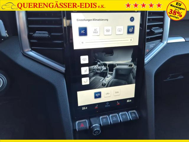 Volkswagen Amarok Style DoKa 3.0 TDI 240PS 4x4 Automatik Laderaumabdeckung Navi Lenkradheizung Frontscheibe beheizb. Sitzheizung AHK Rückf.Kamera ACC Klimaautomatik PDC v+h Apple Carplay Android Auto 2xKeyless 18"LM 