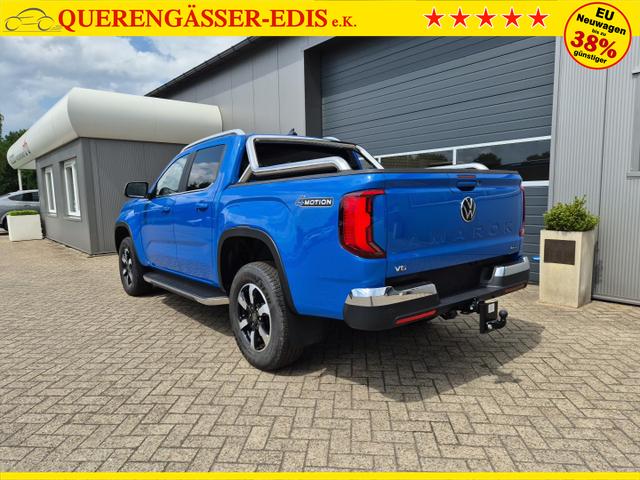 Volkswagen Amarok Style DoKa 3.0 TDI 240PS 4x4 Automatik Trittbrett Chrompaket Navi Lenkradheizung Frontscheibe beheizb. Sitzheizung AHK Rückf.Kamera ACC Klimaautomatik PDC v+h Apple Carplay Android Auto 2xKeyless 18"LM 