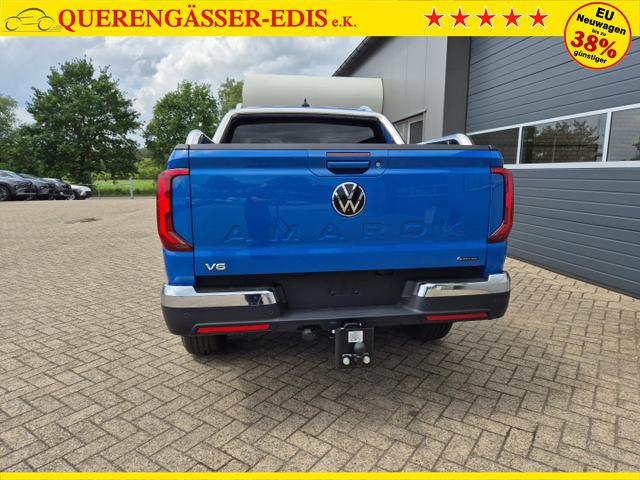 Volkswagen Amarok Style DoKa 3.0 TDI 240PS 4x4 Automatik Trittbrett Chrompaket Navi Lenkradheizung Frontscheibe beheizb. Sitzheizung AHK Rückf.Kamera ACC Klimaautomatik PDC v+h Apple Carplay Android Auto 2xKeyless 18"LM 