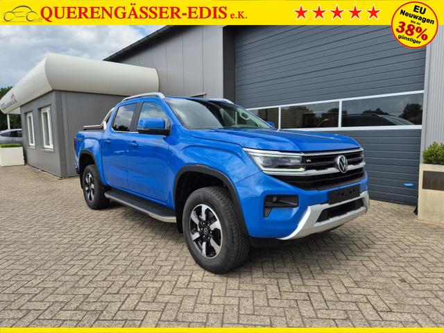 Volkswagen Amarok Style DoKa 3.0 TDI 240PS 4x4 Automatik Trittbrett Chrompaket Navi Lenkradheizung Frontscheibe beheizb. Sitzheizung AHK Rückf.Kamera ACC Klimaautomatik PDC v+h Apple Carplay Android Auto 2xKeyless 18"LM 