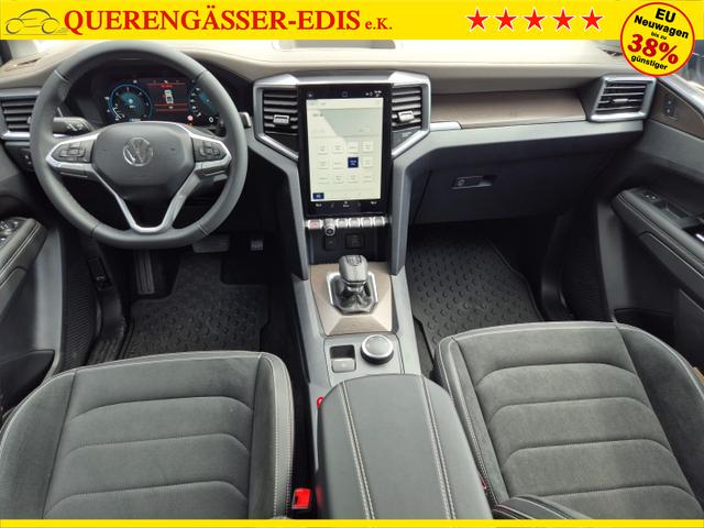 Volkswagen Amarok Style DoKa 3.0 TDI 240PS 4x4 Automatik Trittbrett Chrompaket Navi Lenkradheizung Frontscheibe beheizb. Sitzheizung AHK Rückf.Kamera ACC Klimaautomatik PDC v+h Apple Carplay Android Auto 2xKeyless 18"LM 