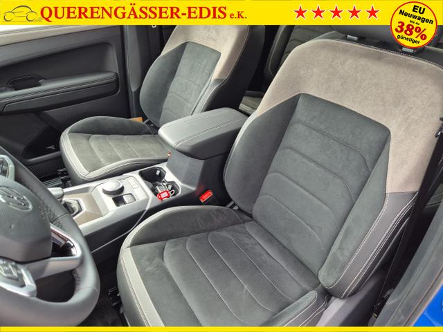 Volkswagen Amarok Style DoKa 3.0 TDI 240PS 4x4 Automatik Trittbrett Chrompaket Navi Lenkradheizung Frontscheibe beheizb. Sitzheizung AHK Rückf.Kamera ACC Klimaautomatik PDC v+h Apple Carplay Android Auto 2xKeyless 18"LM 