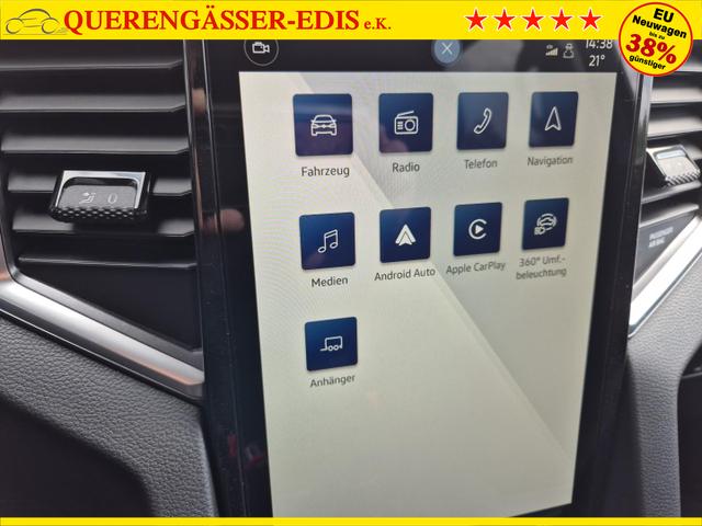 Volkswagen Amarok Style DoKa 3.0 TDI 240PS 4x4 Automatik Trittbrett Chrompaket Navi Lenkradheizung Frontscheibe beheizb. Sitzheizung AHK Rückf.Kamera ACC Klimaautomatik PDC v+h Apple Carplay Android Auto 2xKeyless 18"LM 