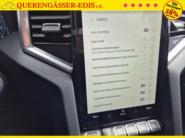 Volkswagen Amarok Style DoKa 3.0 TDI 240PS 4x4 Automatik Trittbrett Chrompaket Navi Lenkradheizung Frontscheibe beheizb. Sitzheizung AHK Rückf.Kamera ACC Klimaautomatik PDC v+h Apple Carplay Android Auto 2xKeyless 18"LM 
