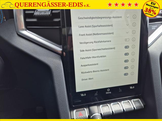 Volkswagen Amarok Style DoKa 3.0 TDI 240PS 4x4 Automatik Trittbrett Chrompaket Navi Lenkradheizung Frontscheibe beheizb. Sitzheizung AHK Rückf.Kamera ACC Klimaautomatik PDC v+h Apple Carplay Android Auto 2xKeyless 18"LM 