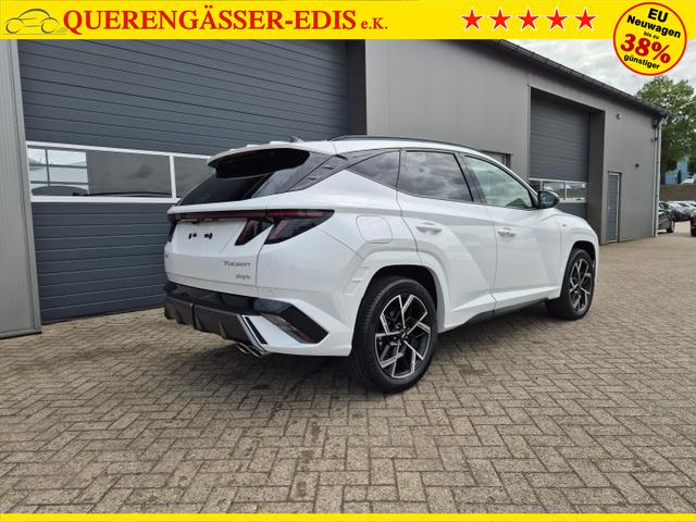 Hyundai TUCSON N-Line 1.6 T-GDI 252PS Automatik PHEV FACELIFT MY2025 Teil-Leder Sitzheizung Lenkradheizung ACC Klimaautomatik Navi 12,3"-Touchscreen DAB+ wireless Apple CarPlay + Android Auto PDC v+h Rückf.Kamera 2xKeyless 19-LM 