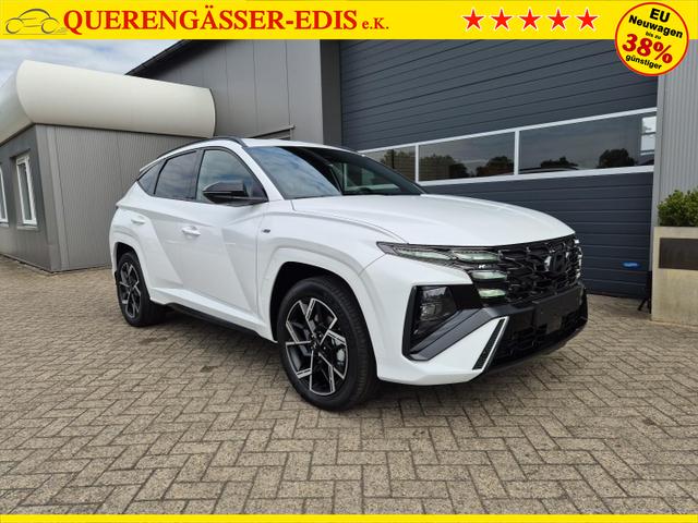 Hyundai TUCSON N-Line 1.6 T-GDI 252PS Automatik PHEV FACELIFT MY2025 Teil-Leder Sitzheizung Lenkradheizung ACC Klimaautomatik Navi 12,3"-Touchscreen DAB+ wireless Apple CarPlay + Android Auto PDC v+h Rückf.Kamera 2xKeyless 19-LM 