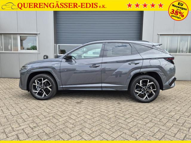 Hyundai TUCSON N-Line 1.6 T-GDI 252PS Automatik PHEV FACELIFT MY2025 Teil-Leder Sitzheizung Lenkradheizung ACC Klimaautomatik Navi 12,3"-Touchscreen DAB+ wireless Apple CarPlay + Android Auto PDC v+h Rückf.Kamera 2xKeyless 19-LM 