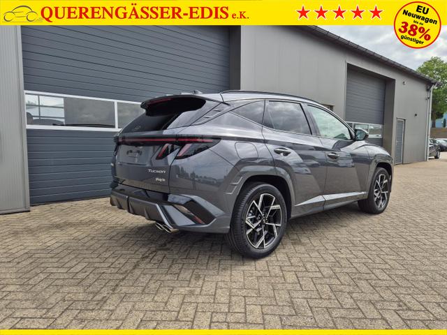 Hyundai TUCSON N-Line 1.6 T-GDI 252PS Automatik PHEV FACELIFT MY2025 Teil-Leder Sitzheizung Lenkradheizung ACC Klimaautomatik Navi 12,3"-Touchscreen DAB+ wireless Apple CarPlay + Android Auto PDC v+h Rückf.Kamera 2xKeyless 19-LM 