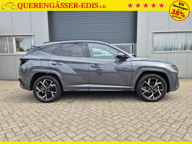Hyundai TUCSON N-Line 1.6 T-GDI 252PS Automatik PHEV FACELIFT MY2025 Teil-Leder Sitzheizung Lenkradheizung ACC Klimaautomatik Navi 12,3"-Touchscreen DAB+ wireless Apple CarPlay + Android Auto PDC v+h Rückf.Kamera 2xKeyless 19-LM 