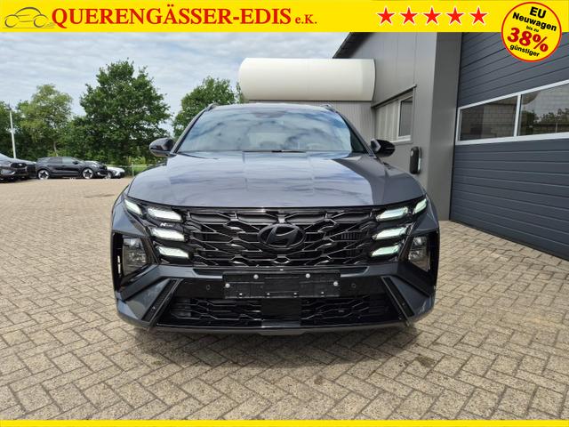 Hyundai TUCSON N-Line 1.6 T-GDI 252PS Automatik PHEV FACELIFT MY2025 Teil-Leder Sitzheizung Lenkradheizung ACC Klimaautomatik Navi 12,3"-Touchscreen DAB+ wireless Apple CarPlay + Android Auto PDC v+h Rückf.Kamera 2xKeyless 19-LM 