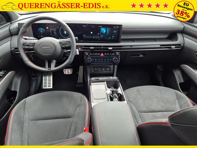 Hyundai TUCSON N-Line 1.6 T-GDI 252PS Automatik PHEV FACELIFT MY2025 Teil-Leder Sitzheizung Lenkradheizung ACC Klimaautomatik Navi 12,3"-Touchscreen DAB+ wireless Apple CarPlay + Android Auto PDC v+h Rückf.Kamera 2xKeyless 19-LM 