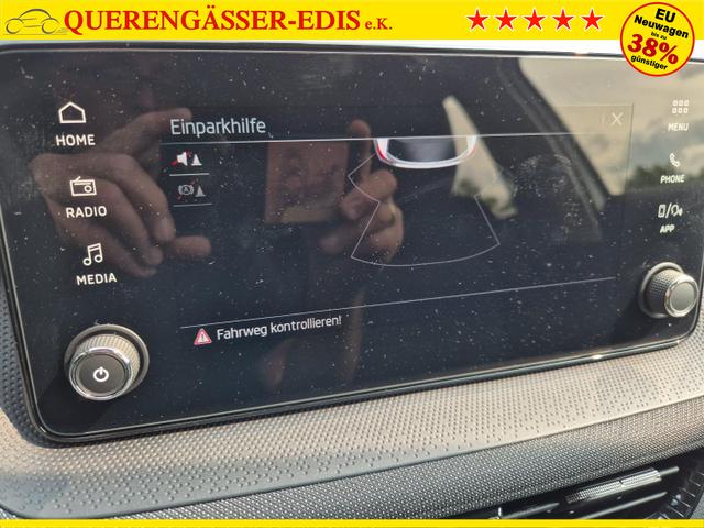 Skoda Fabia 1.0 TSI 115PS Selection 5-türig Sitzheizung Parksensoren Multifunktionslenkrad Klima Skoda-Radio Bluetooth Touchscreen Tempomat Nebelsch. wireless Apple CarPlay + Android Auto 