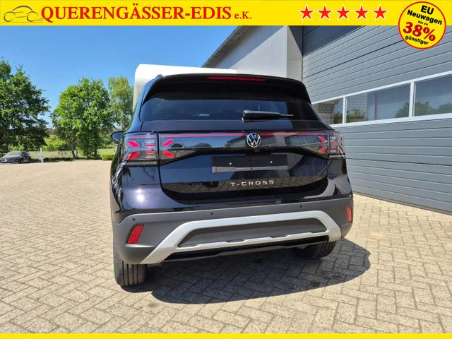 Volkswagen T-Cross 1.0 TSI 116PS DSG Life LED-Matrix-Scheinwerfer Klimaautomatik Sitzheizung PDC Rückf.Kamera 17-LM abged.Scheiben 2xKeyless DAB+ Bluetooth Touchscreen Apple CarPlay Android Auto 