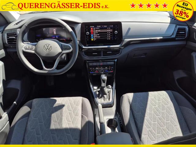 Volkswagen T-Cross 1.0 TSI 116PS DSG Life LED-Matrix-Scheinwerfer Klimaautomatik Sitzheizung PDC Rückf.Kamera 17-LM abged.Scheiben 2xKeyless DAB+ Bluetooth Touchscreen Apple CarPlay Android Auto 