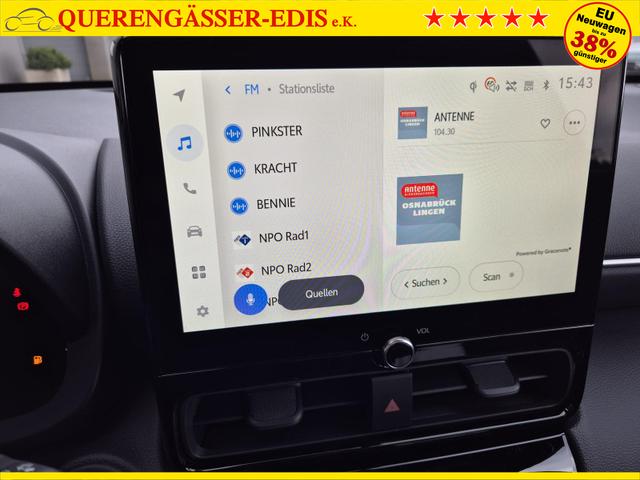 Toyota Yaris Cross 1.5VVT-iE 130PS Automatik Teamplayer Klimaautomatik Sitzheizung Lenkradheizung PDC v+h Rückf.Kamera 17-LM abged.Scheiben 2xKeyless DAB+ Bluetooth Touchscreen Apple CarPlay Android Auto 