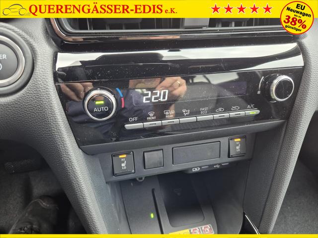 Toyota Yaris Cross 1.5VVT-iE 130PS Automatik Teamplayer Klimaautomatik Sitzheizung Lenkradheizung PDC v+h Rückf.Kamera 17-LM abged.Scheiben 2xKeyless DAB+ Bluetooth Touchscreen Apple CarPlay Android Auto 