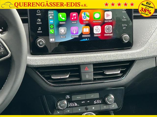 Skoda Kamiq 1.0 TSI 115PS DSG Selection Matrix-LED Sitzheizung Garantieverlängerung Klimaautomatik Parksensoren Skoda-Radio drahtlos Apple CarPlay + Android Auto Digital Cockpit Tempomat abg.Scheiben 