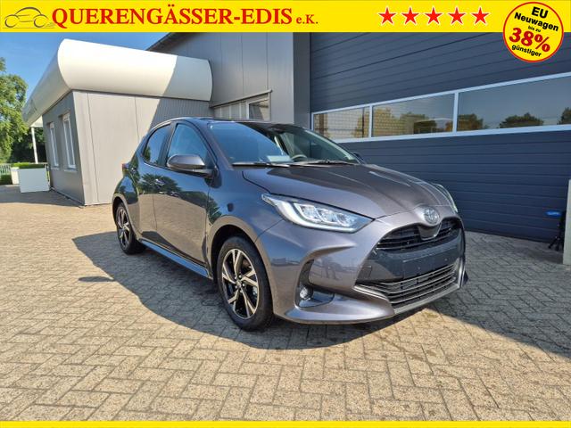 Toyota Yaris 1.5VVT-iE 116PS Automatik Teamplayer Klimaautomatik Sitzheizung Lenkradheizung Rückf.Kamera 16-LM abged.Scheiben 2xKeyless DAB+ Bluetooth Touchscreen Apple CarPlay Android Auto ACC 