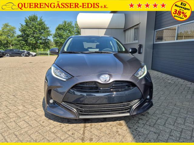 Toyota Yaris 1.5VVT-iE 116PS Automatik Teamplayer Klimaautomatik Sitzheizung Lenkradheizung Rückf.Kamera 16-LM abged.Scheiben 2xKeyless DAB+ Bluetooth Touchscreen Apple CarPlay Android Auto ACC 