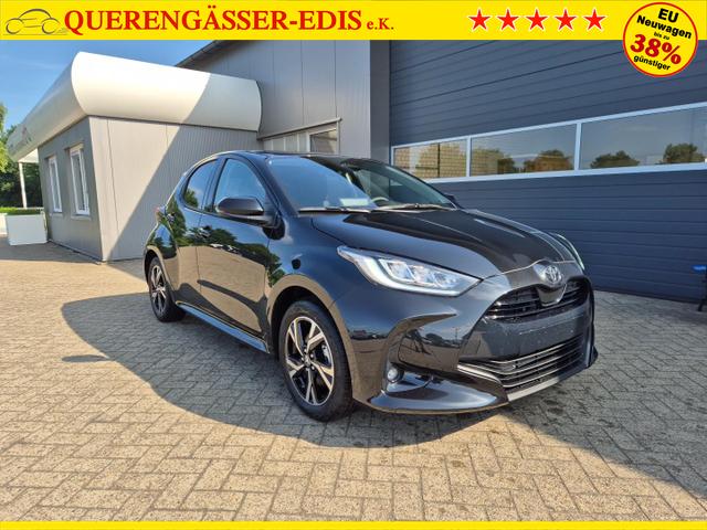 Toyota Yaris 1.5VVT-iE 116PS Automatik Teamplayer Klimaautomatik Sitzheizung Lenkradheizung Rückf.Kamera 16-LM abged.Scheiben 2xKeyless DAB+ Bluetooth Touchscreen Apple CarPlay Android Auto ACC 